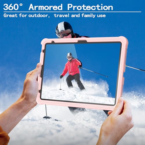 Étui iPad 10e génération antichoc coque robuste 10.9 pouces 2022 TPU avec support
