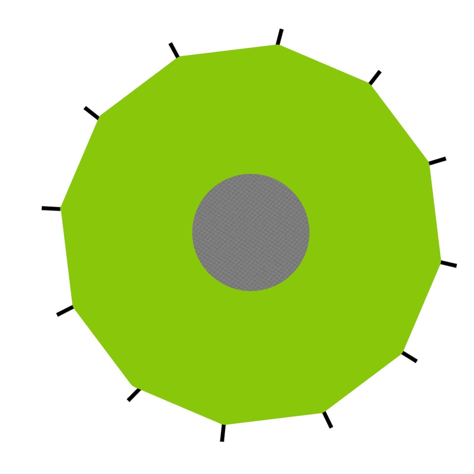 Trampolino elastico, tettuccio parasole per sport, giardino, salti, compleanno, picnic