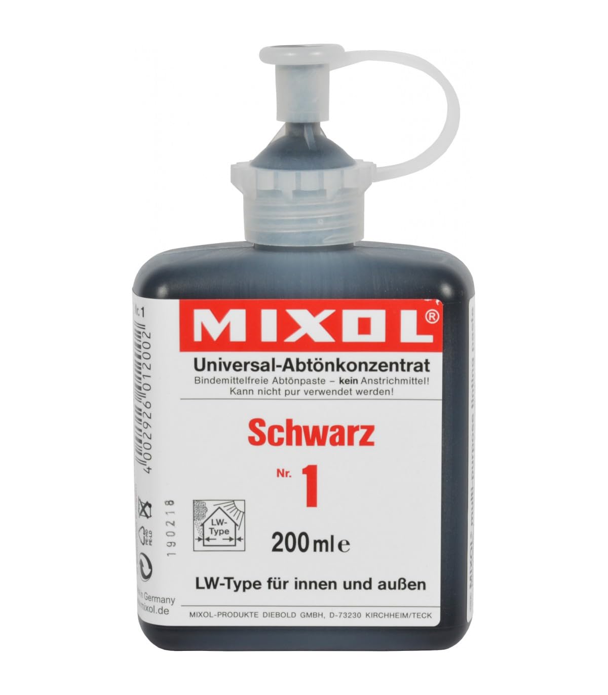 Mixol Universal Tints, Oxide Red, #4, 500ml