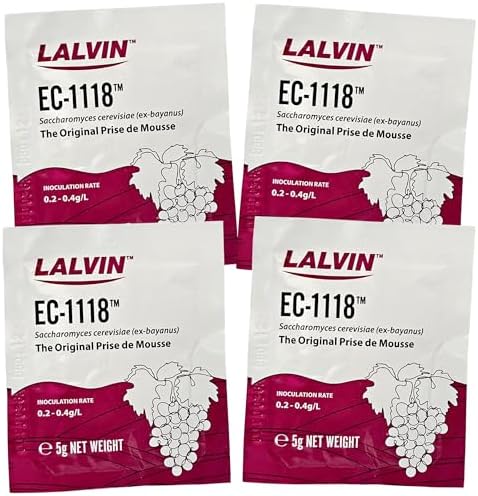 Lalvin EC-1118 Saccharomyces bayanus (20 Packs)