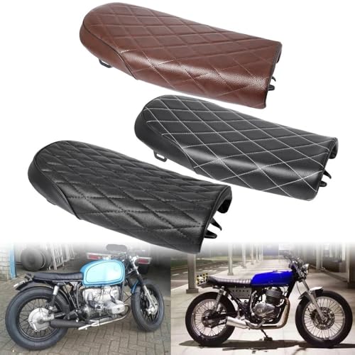 Asiento universal plano para resolver desgaste de moto estilo vintage 2