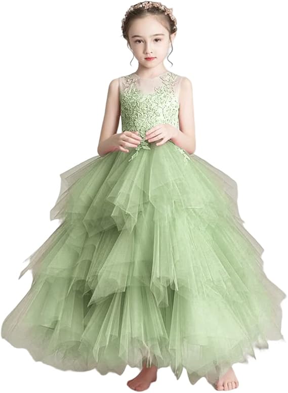 Amazon Owieow 子供 ドレス キッズ ピアノ 発表会 女の子 演奏会 お姫様 ドレス フォーマル バイオリン 上品 エレガント 子ども ドレス ジュニアドレス 花嫁介添人100 110 1 130 140 150 160 フォーマル 通販