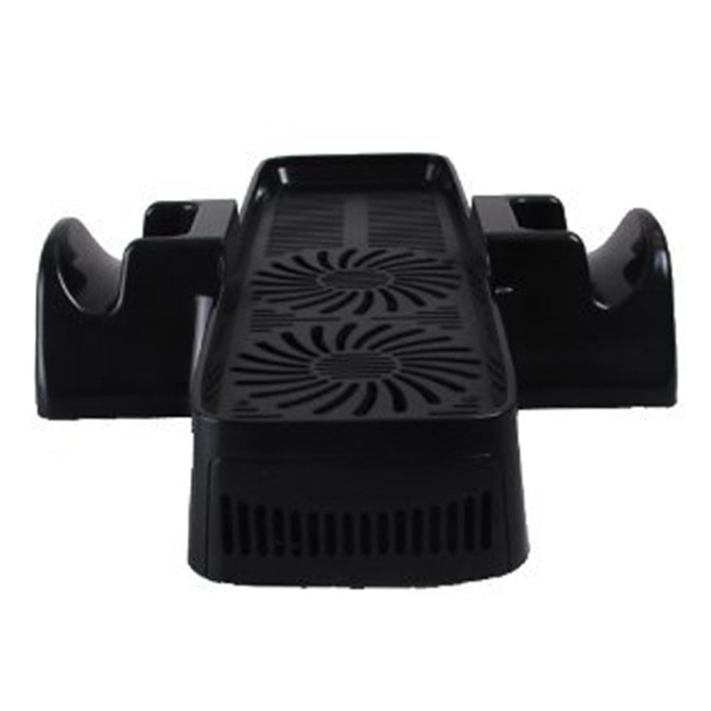 ElementDigital Console Cooling Fan, 3-in-1 Console Controller Stand Cooler Station with USB Charging Cable for Microsoft Xbox 360 Slim