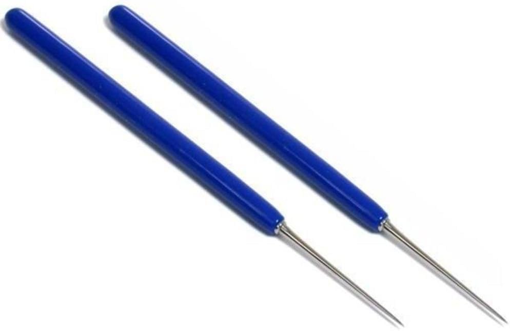 2 Beading Awls Bead Knotting Hand Tool w/ Grip