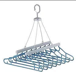 Varal Dobrável com 8 Cabides – Praticidade e Organização em Espaços Compactos