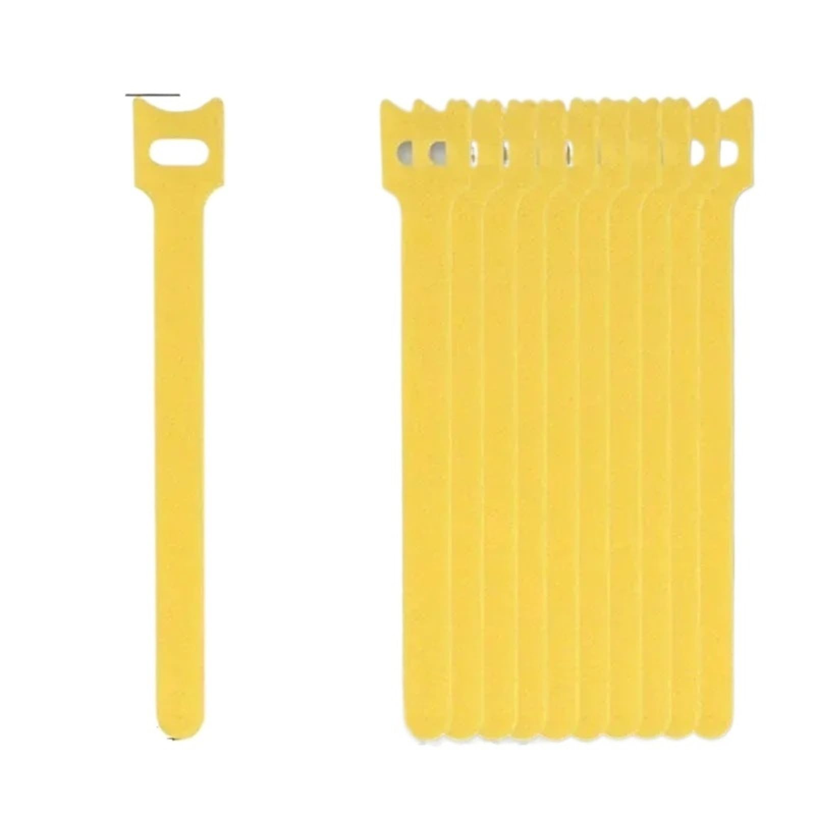 Gjgfjghk Yellow Zip Ties Self Adhesive Fastener Nylon Fastening Wire Buckle Diy Cable Management Straps Adjustable Cord Buckle Reusable Cable Ties Long Cable Ties(,50Pcs)