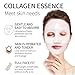 Bio-Collagen Real Deep Mask – Overnight Hydrogel Face Mask for Deep Hydration, Firming, Pore Minimizing, Korean Skincare, Skin Elasticity (4 Count, 1 Pack)