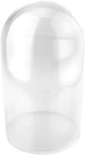 Miniatura 5 de Homeford Vitrina de cúpula de plástico con base transparente, 6 pulgadas