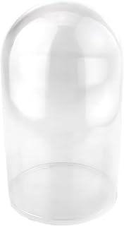 HOMEFORD Plastic Dome Display Case with Clear Base, 7-1/2-inch, 1-Count