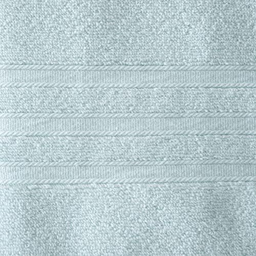 Catherine Lansfield Zero Twist Face Cloth Pair Duck egg