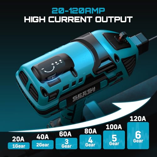 Image of Seesii Portable Welder Handheld, 110V 120A Portable Welding Machine with Goggles & Chipping Hammer, Compatible with for 3 /32 inch-1 /8 inch Rods, Suitable for Home DIY Repair and Automotive Repair Welding