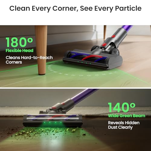 Using cordless vacuum on carpet