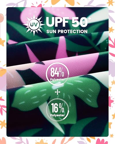 Image of Angel season Girls Swimsuits Kids Bathing Suit One Piece Swimwear with UPF 50+ Cute