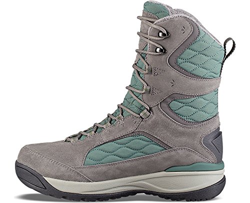 Vasque Women's Pow III UltraDry Snow Sneaker, Grey/Silver Pine, 7 M US