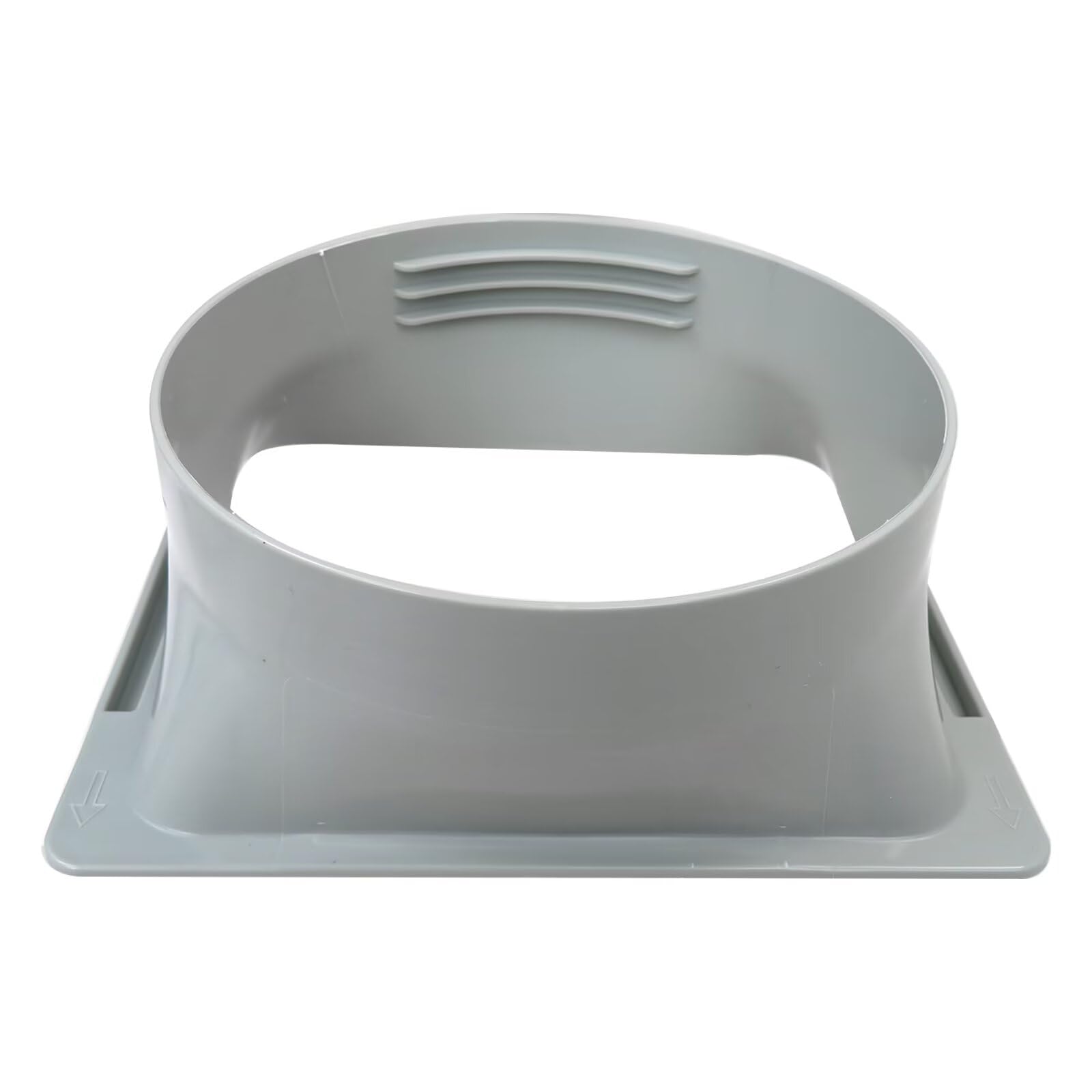 Zafina-UP Portable Square Air Conditioner Exhaust Hose Coupler Window Adapter A/C Connector - Fits Most 5.9" Portable AC Hoses, Clockwise and