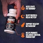 ALPHA LION Night Burn, Metabolism Booster for Weight Loss, Less Body Fat, More Muscle, Promotes Lean Body, Calorie Burning Supplement, Relax Better, Promote Healthy Cortisol (60 Capsules) - Image 2