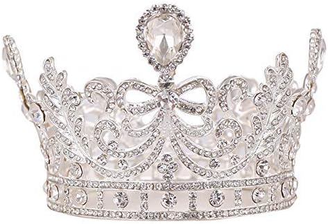 crown, Queen King Bride Tiara Bridal Wedding Tiaras and Crowns Hair Jewelry Accessories Red Colour Name:Red