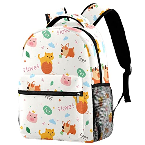 Sac à dos de voyage motif fromage Medium pour filles et garçons avec porte-bouteille
