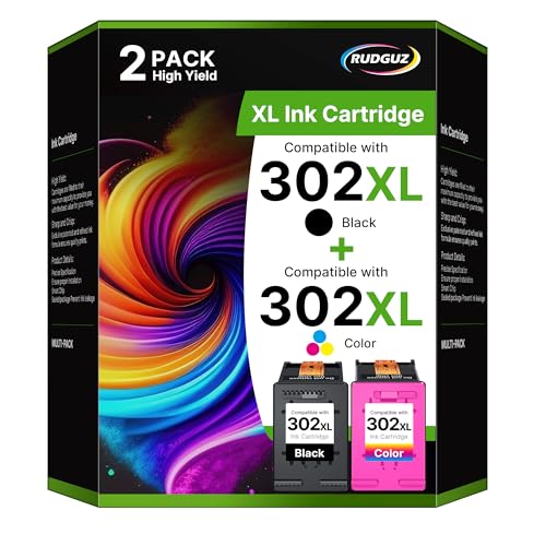 Cartouches HP 302 XL pour remplacer l'encre épuisée des imprimantes HP OfficeJet et Envy