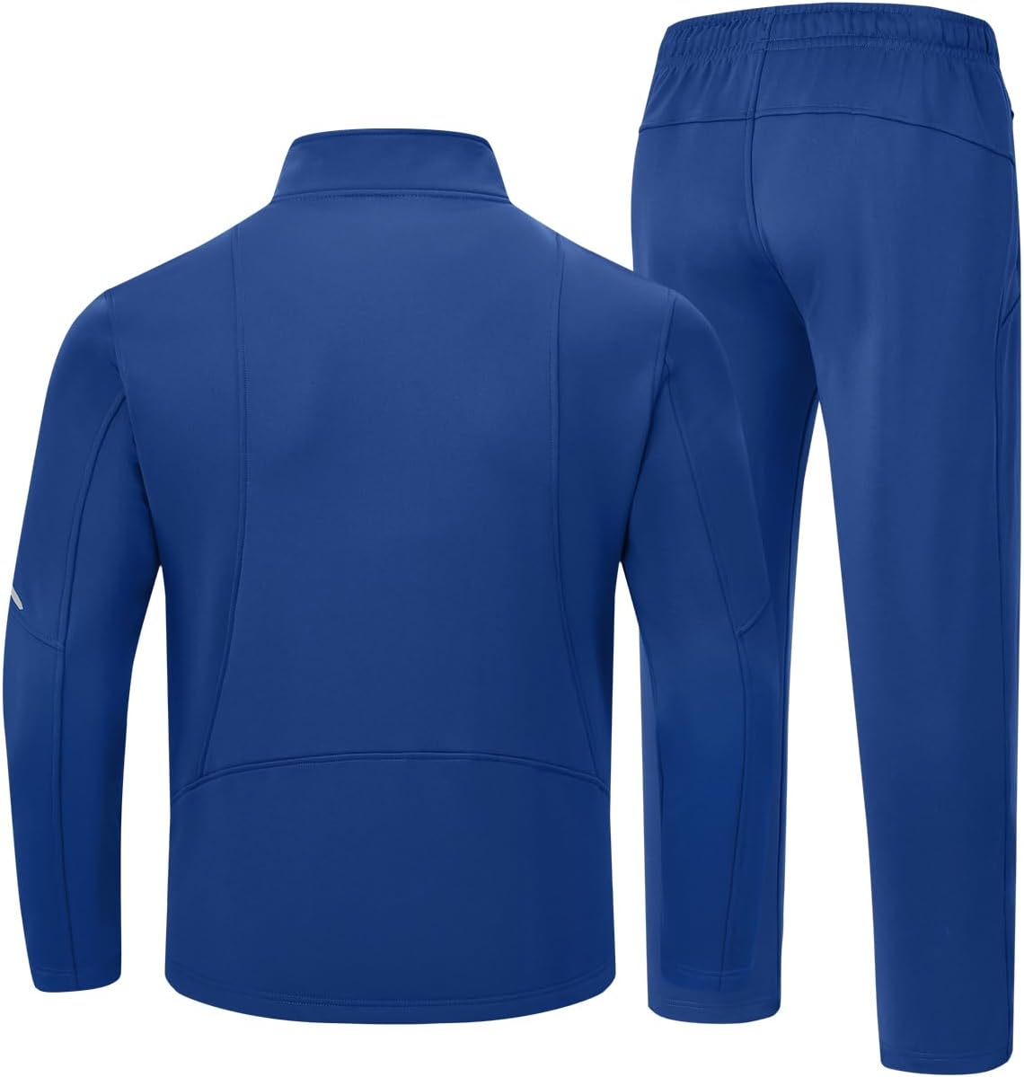 TBMPOY Men's Tracksuits Fleece Lined Sweatsuits 2 Piece Set Outfits Warm up Athletic Sports Casual Full Zip Jogging Suit - Image 6