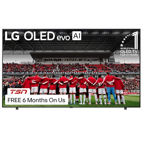 LG 83-Inch B5 OLED 4K Smart TV - α8 AI Processor 4K Gen 2, Alexa Built-in, 120Hz Refresh Rate, HDMI 2.1, G-Sync, FreeSync, VRR, WebOS 25, Dolby Vision, Magic Remote (OLED83B5PUA, 2025)