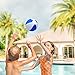 ArtCreativity Blue & White Beach Balls for Kids, Pack of 12, Inflatable Summer Toys for Boys and Girls, Decorations for Hawaiian, Beach, and Pool Party, Beach Ball Party Favors