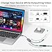 Basesailor USB C to HDMI Adapter,Type C to 4K HDMI with 100W PD Charger Multiport Converter,Compatible with Nintendo Switch,Steam Deck,iPhone 17 16 15,MacBook,iPad,Samsung S25 and Display Mode Devices