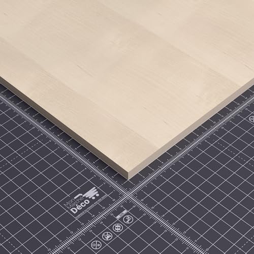 Panneau MDF Plaqué - Érable - 60 x 120 cm