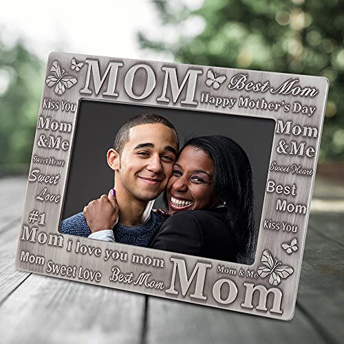 Lasody Mom I Love You Picture Frame-Mom & Me,Mom Gifts,Mom Birthday Gifts,Mothers Day Gifts,Mom Christmas Gifts #TOP5