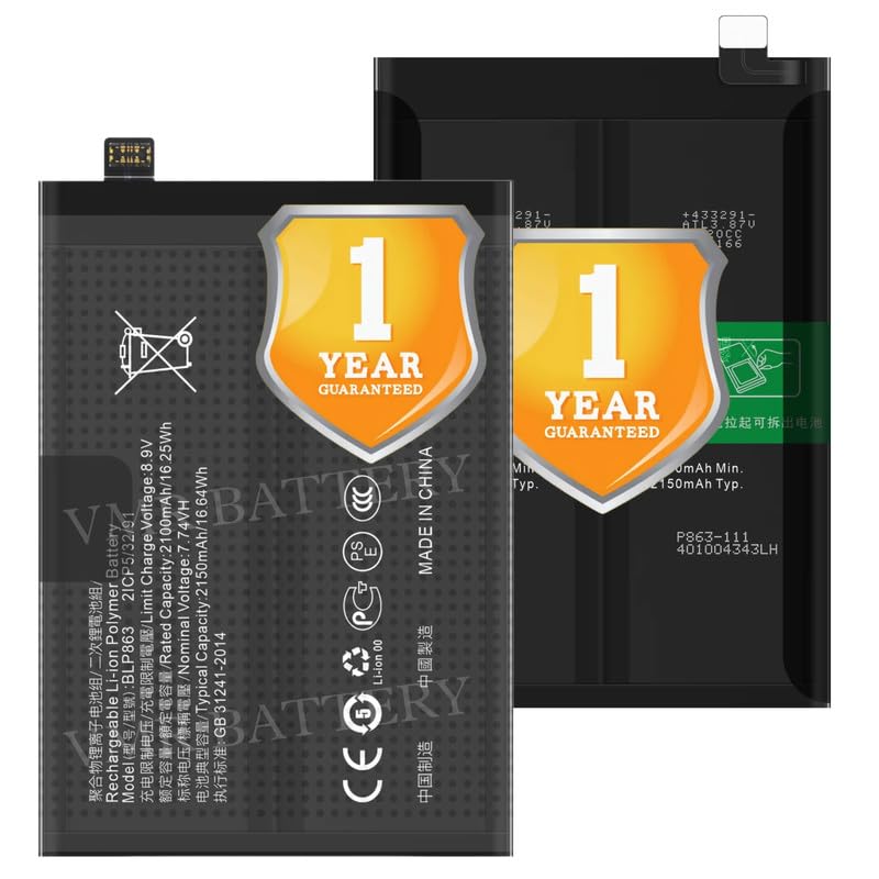 Image of Original BLP863 Battery Compatible for Oppo Reno 6 5G (CPH2251, PEQM00) | Oppo K9 (PEXM00) - (4300mAh) - 1 Year Warranty K7