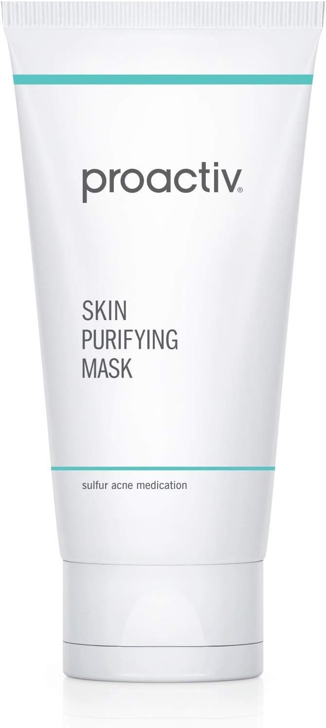 Proactiv Skin Purifying Acne Face Mask and Acne Spot Treatment, Detoxifying Facial Mask with 6% Sulfur, 90 Day Supply, Cream, 3 Oz