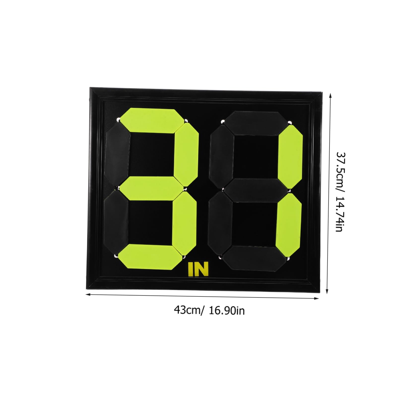 BESPORTBLE Fluorescent Football Referee Gear Match Substitution Board Soccer Referee Accessories