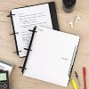 Five Star Flex Refillable Notebook + Study App, College Ruled Paper and 1-1/2 Inch TechLock Ring Binder with Pockets, Tabs and Dividers, 300 Sheet Capacity, White (29324AE2)