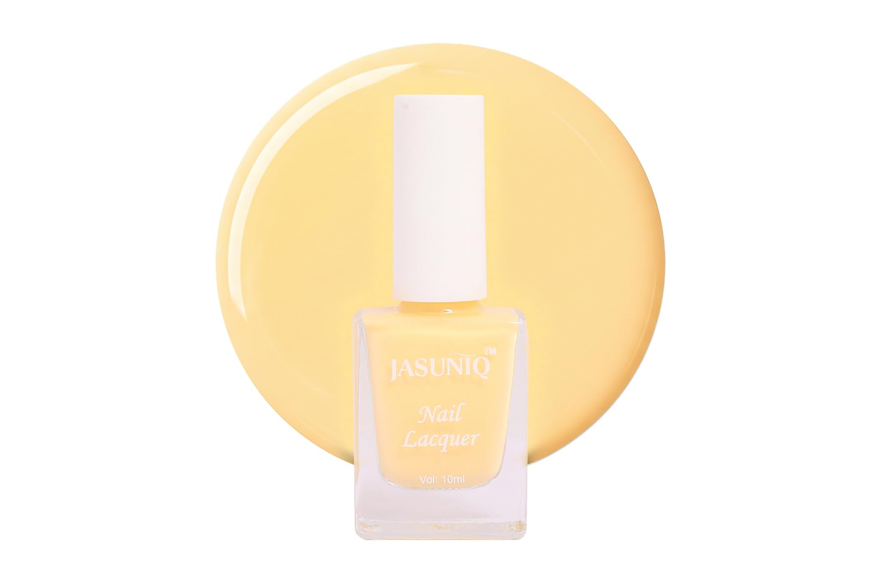 Vegan Nail Lacquer, Non Toxic, Citrine Palette, 5 Shades, Long Lasting, 10 ml (MELLOW YELLOW)-image-19