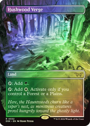 Hushwood Verge (Borderless) (Foil) MTG
