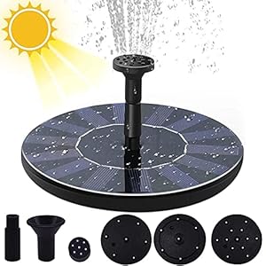 Mini Solar Fontein Zwembad Vijver Waterval Fontein Tuindecoratie Outdoor Vogelbad Zonne-energie Fontein Drijvend Water EEN