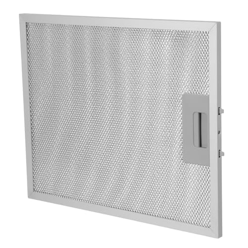 NOLITOY Filtro de Malla de Grasa de Aluminio para Campana Extractora, Reutilizable y Fácil de Limpiar, Diseño Desmontable para Cocinas Abiertas y Estilo Europeo Moderno, 32 X 26 Cm