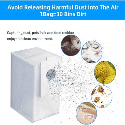 Image of Dust Bags Replacement VCA-RDB95 for SAMSUNG Jet Bot AI+ / Jet Bot+ 8 Pack | For Bespoke Jet Bot Combo AI Vacuum Clean Station, Jet Bot Vacuum Dust Bag Accessories Parts
