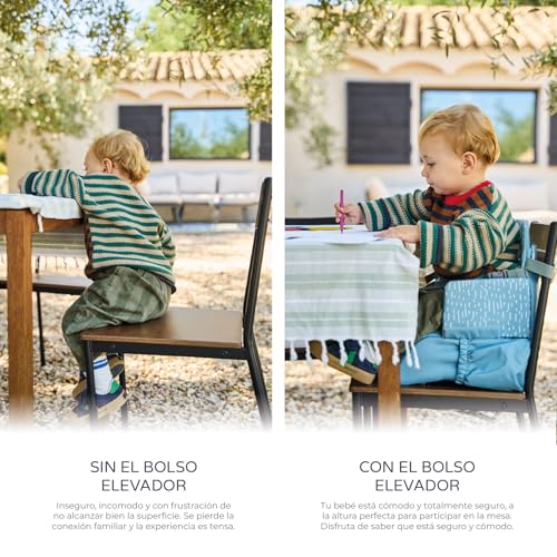 Miniatura 3 de Innovaciones Ms 1333 - Booster Bag Stars - Trona De Viaje Portátil, Asiento De Bebés Blando Y Acolchado, Portátil. Convertible En Mochila 2 En 1, Niñas, Rosa