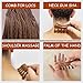 Moreinday Loc Comb, Loc Comb for Sisterlocks, Wooden Scalp Massager for Scalp Gua Sha - Sandalwood