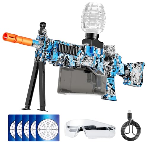 Gel Blaster VAAGHANM, Electric Splatter Ball Blaster, Splat Ball Automatic with Goggles, Outdoor Activities Shooting Team Game Toy Gifts for Boys and Girls, Ages 12+