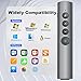 Rechargeable Green Laser Pointer for Presentation, Clicker for PowerPoint Presentations, USB-C/A Power Point Clicker, Wireless Presenter Remote for Computer/Mac/PPT/Google Slide Advancer