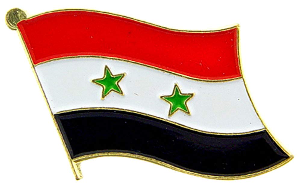 Syria Flag Patch and Pin