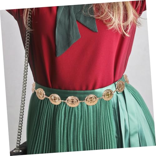 GALPADA Boho Chain Belt for Women Adjustable Metallic Waist Belt for Jeans and Concert Outfits4