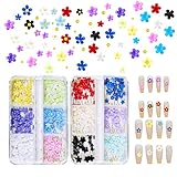 Paquete incluido: recibirá 2 cajas de flores 3d decoracion uñas en 12 tipos de hermosos colores.6 colores para cada caja.Veniendo con cuentas doradas pequeñas, el kit de arte de uñas de flores puede satisfacer sus diversas necesidades en la decoración de uñas de bricolaje.Adecuado para salón profesional y uso en el hogar.