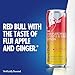 Red Bull Winter Edition Energy Drink, Fuji Apple & Ginger, 12 fl. oz., Pack of 4 cans, with 114mg Caffeine, Taurine & B Vitamins