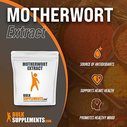 Bulksupplements.com Motherwort Extract Powder - Herbal Supplement, From Motherwort Herb, Antioxidants Supplement - 2000Mg Per Serving, Vegan Supplement (250 Grams - 8.8 Oz) #TOP2