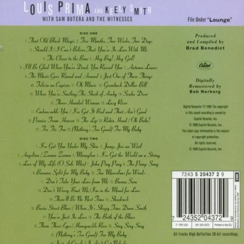 Vista 2 de Ultra-Lounge Wild Cool Swingin - Artist Series Vol 1 Louis Prima Keely Smith