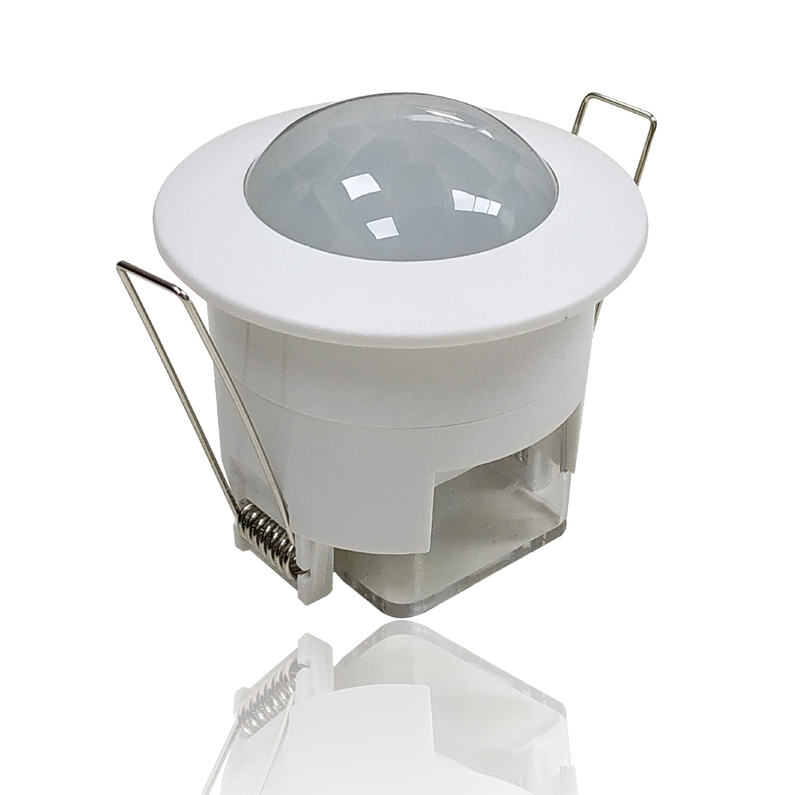 LED ATOMANT 5x Sensore Movimento Incasso con Sensore Luminosita | Dimmerabile, Portata 6m, Angolo di rilevamento 360°
