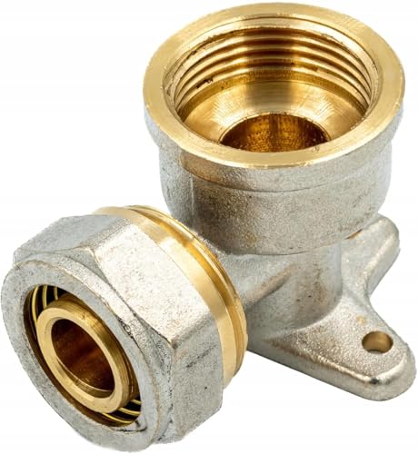 Racor de compresión PEX, Variante: Codo mural 16x1/2